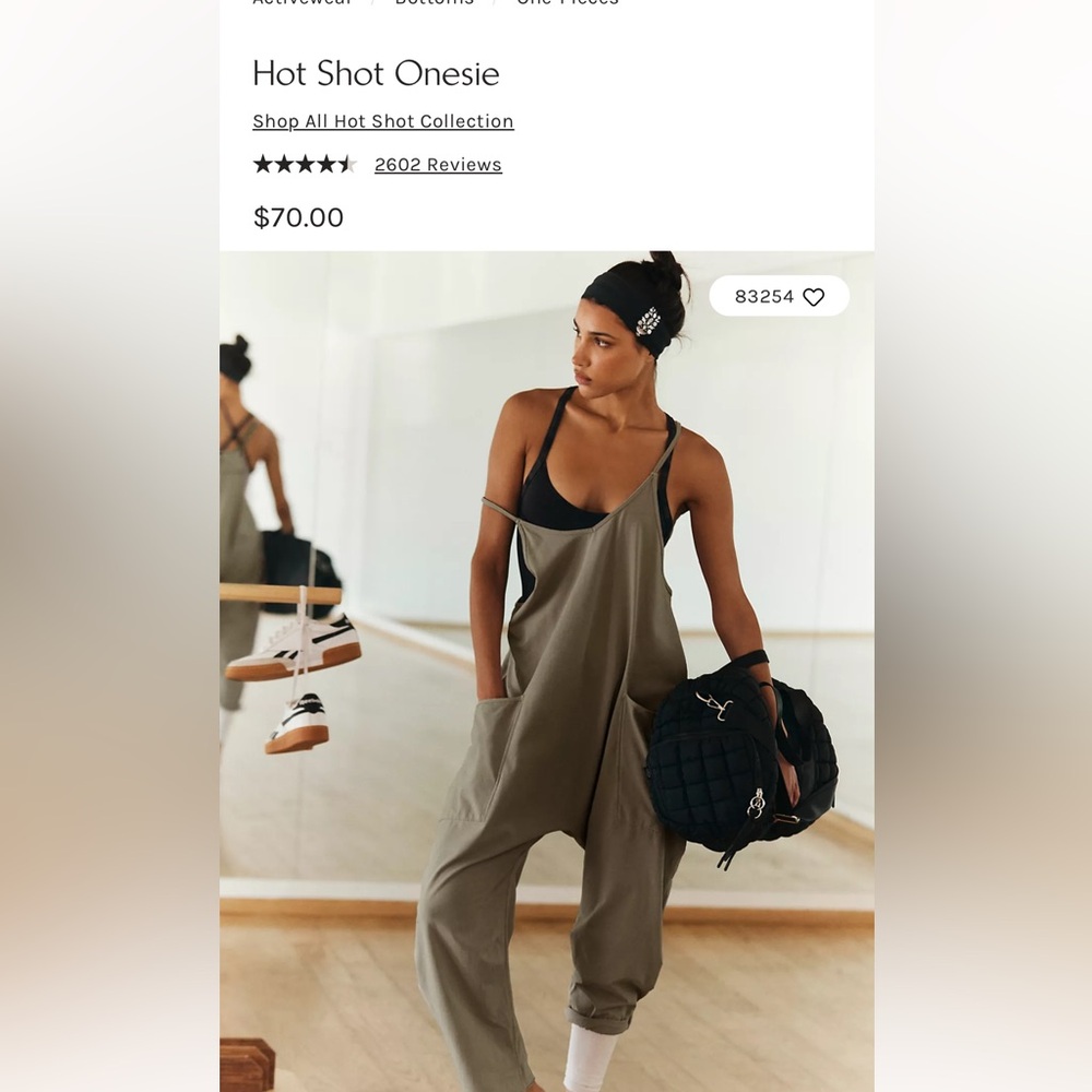 Free people Hot Shot Onesie
